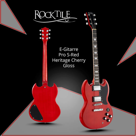 Rocktile Rocktile Pro S-Red Chitarra Elettrica Heritage Cherry AK20GR Set - Kirstein