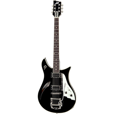 Duesenberg Double Cat Black Semi-Acoustic Guitar