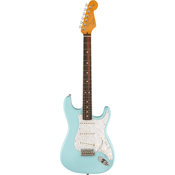 Fender Limited Edition Cory Wong Stratocaster RW Daphne Blue Electric Guitar with Deluxe Hardshell Case