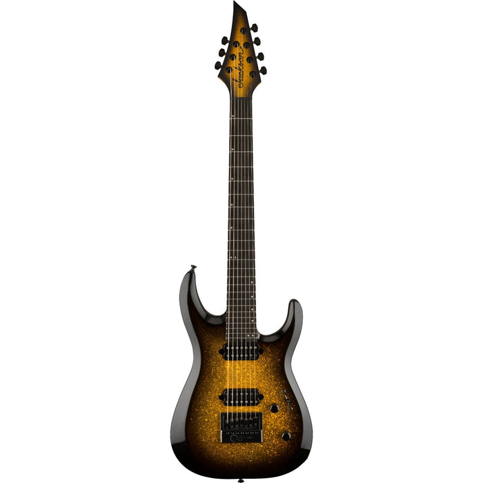 Jackson Pro Plus Series DK Modern EVTN7 EB Gold Sparkle 7-String Electric Guitar