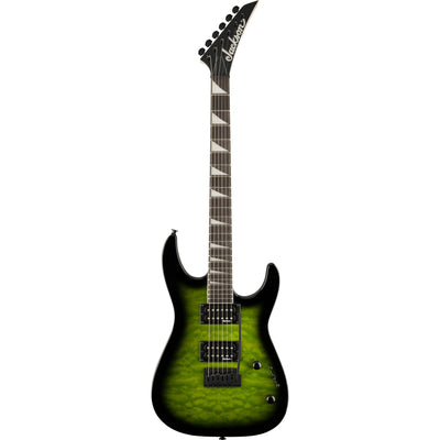 Jackson JS Series Dinky JS20 DKQ 2PT Transparent Green Burst Electric Guitar