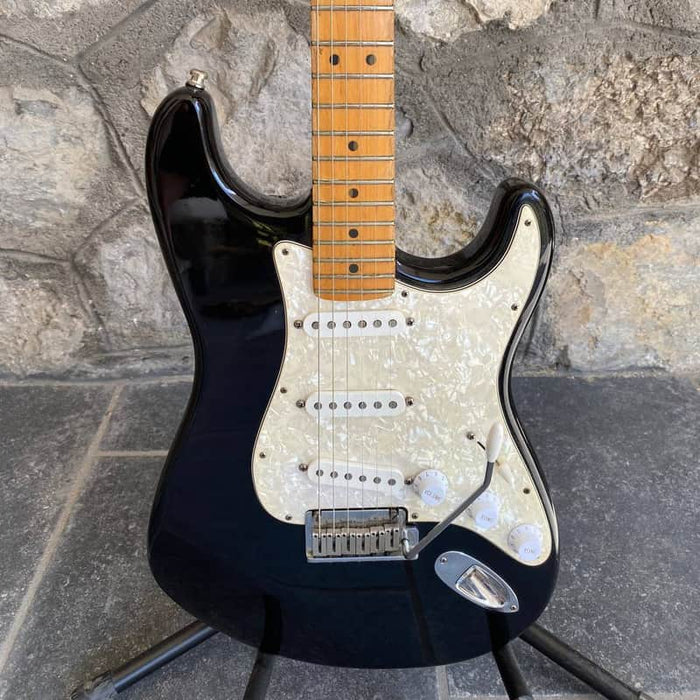 Fender American Standard Stratocaster Black Maple Neck - ...