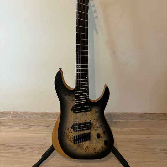 Schecter Schecter Reaper-7 Multiscale Satin Charcoal Burst - Reverb