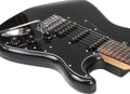 Rocktile Pro ST60-BK Chitarra Elettrica All Black Set AK20G