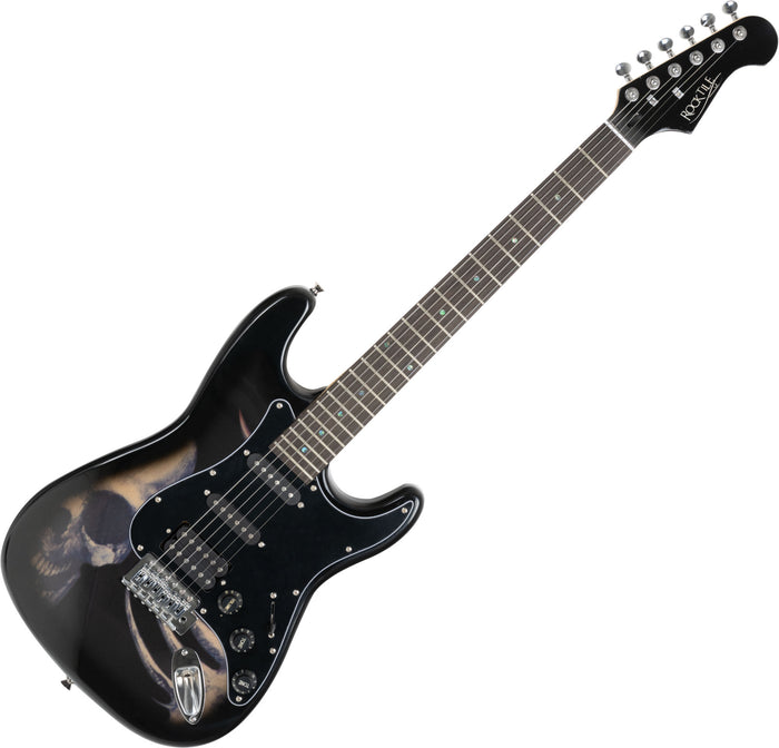 Rocktile Pro ST60-SK Chitarra elettrica Skull