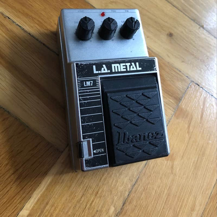 Ibanez 1980s Ibanez LA Metal LM7 Silver