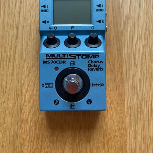 Zoom Zoom MS-70CDR MultiStomp Blue - Reverb