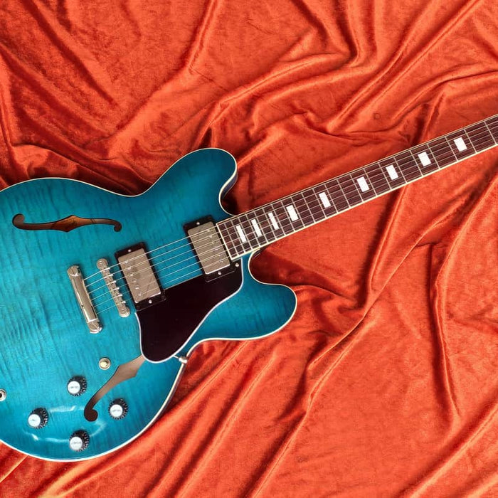 Gibson ES-335 Figured Ocean Water Perimeter