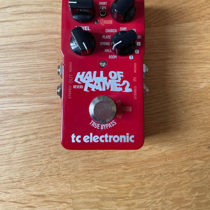 TC Electronic Hall of Fame 2 Reverb Red