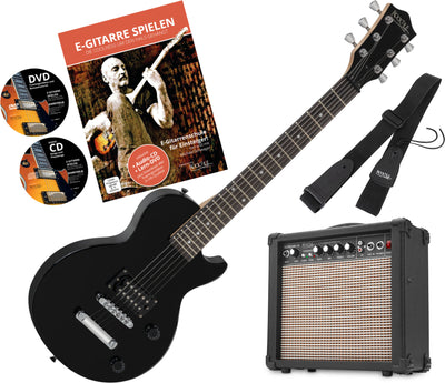 Rocktile Rocktile L-50B Junior 3/4 Mensur Set Chitarra Elettrica con Amplificatore, Cinghia, Cavo e Scuola incl. CD/DVD B-Stock - Offerta BSTOCK