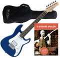 Rocktile Sphere Junior Chitarra Elettrica 3/4 Blu + Scuola di Chitarra