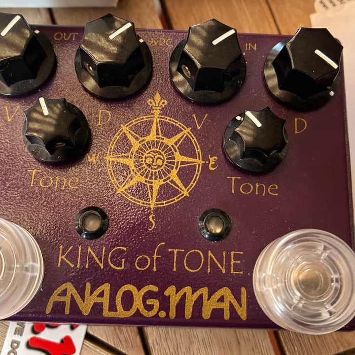 Analogman King of Tone V4 with Red Side High Ga...