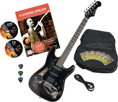 Rocktile Rocktile Pro ST60-SK E-Guitar Skull Set con Accessori B-Stock - Offerta BSTOCK