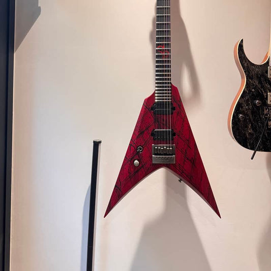 Solar Guitars Solar Guitars V1.6 CANIBALISMO LH+ BLOOD RED OPEN PORE W ... - Reverb