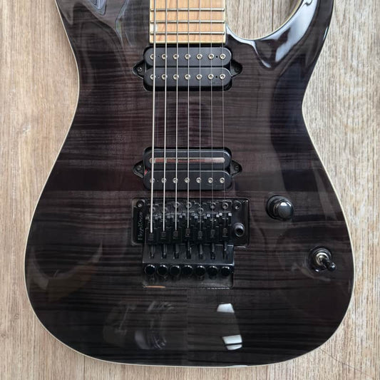 ESP LTD ESP LTD BS-7 Ben Savage Signature See Thru Black - Flamed... - Reverb