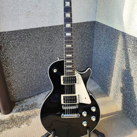 Hondo Hondo Les Paul Black - Reverb