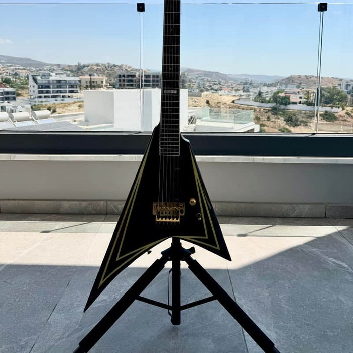 ESP Standard SV Black with White Pinstripes