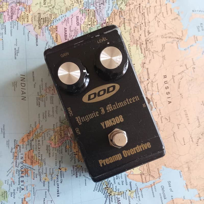 DOD 2010s DOD YJM308 Yngwie J. Malmsteen Preamp Overdrive Black