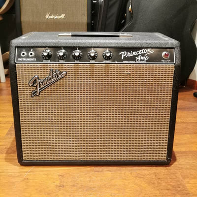 Fender Princeton 1966 Blackface Non-Reverb Vintage Amp Bl...