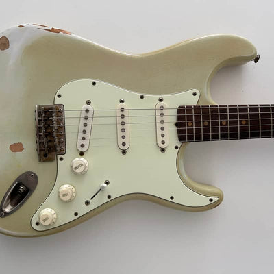 RelicMaster 60s Strat Surf Green over Olympic White