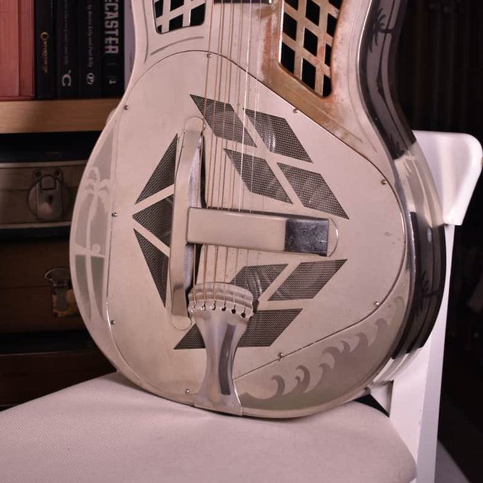 National Style 97 Tricone Chrome - Enamel Hand Painted
