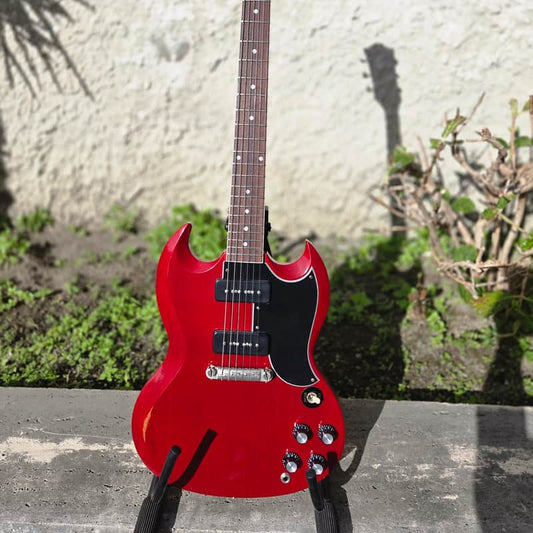 Burini Burini SG-Style guitar Wine red - Reverb