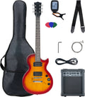 McGrey Rockit Chitarra Elettrica Single Cut Set Completo Orange Burst