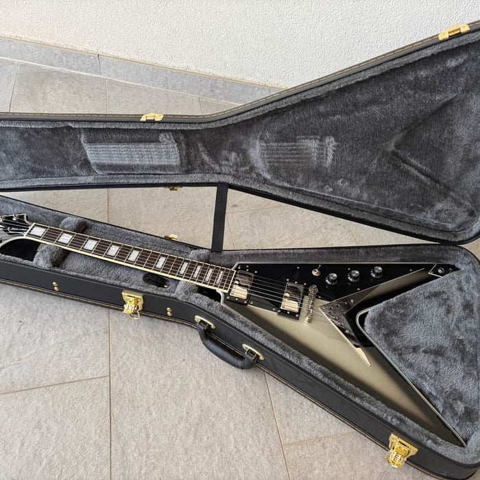 Epiphone Brent Hinds Signature Flying V Custom Sil...