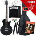 Set Chitarra Elettrica Rocktile L-Pack Black con Amplificatore, Custodia, Accordatore, Cavo, Tracolla, Corde e Scuola con CD/DVD