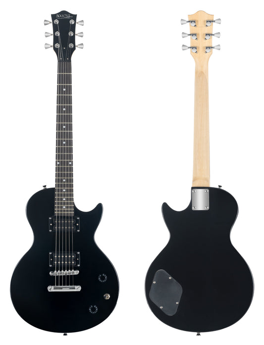 Rocktile Set Chitarra Elettrica Rocktile L-Pack Black con Amplificatore, Custodia, Accordatore, Cavo, Tracolla, Corde e Scuola con CD/DVD - Kirstein