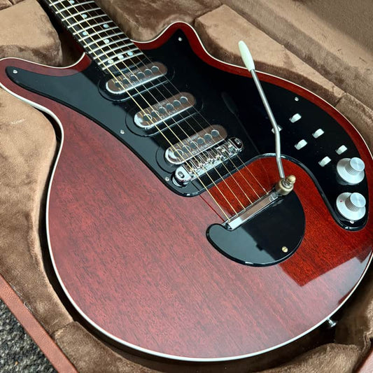 Kz Guitar Works Kz Guitar Works Brian May Super Antique Cherry Red - Reverb