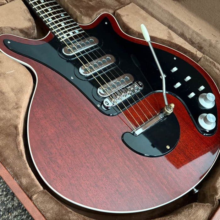 Kz Guitar Works Brian May Super Antique Cherry Red
