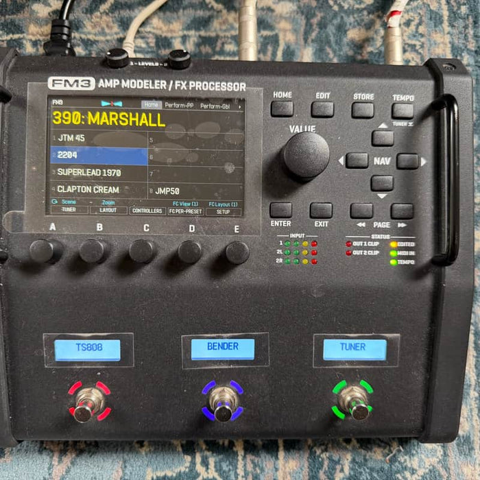 Fractal Audio FM3 Amp Modeler / FX Processor Black