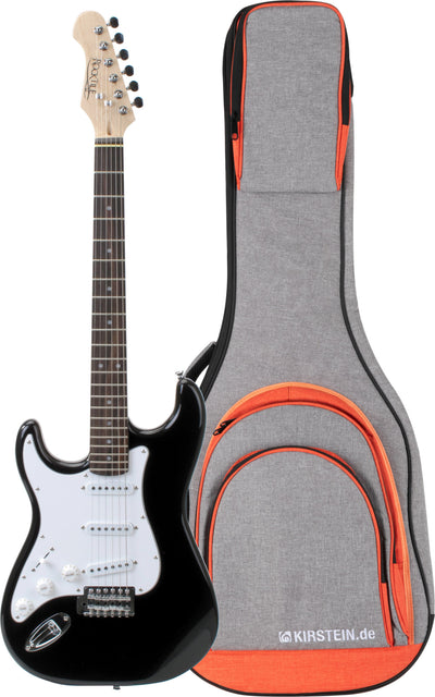 Rocktile Rocktile Pro ST3-BK/RW-L Chitarra Elettrica Lefty Black Set con Gigbag B-Stock - Offerta BSTOCK