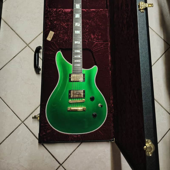 Gibson Modern double cut custom Alien green metallic