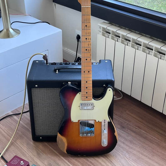 Fender Fender Telecaster Custom Shop HB 3TSB Heavy Relic - Reverb