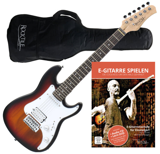 Rocktile Rocktile Sphere Junior Chitarra Elettrica 3/4 Sunburst + Scuola di Chitarra - Kirstein