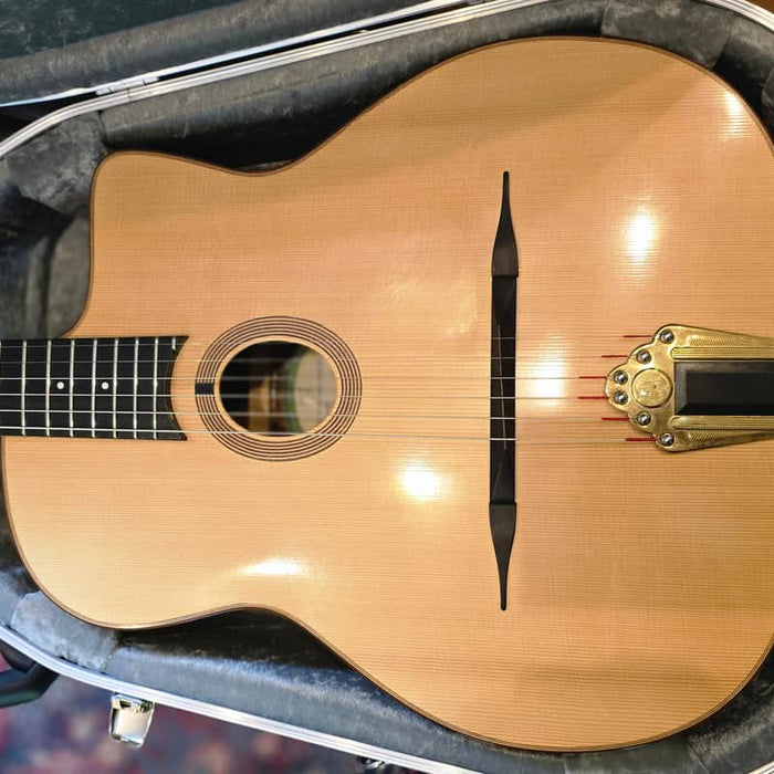 Thijs van der Harst (Moustache Guitars) Gypsy Manouche Jazz Guitar (Selmer Style) 2021 - Natural Thijs van der Harst Gypsy Manouche Ja...