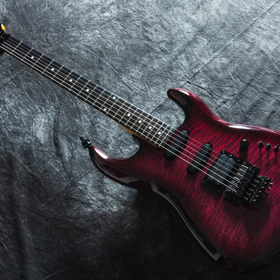 B.C. Rich 1980s B.C. Rich STC-24B/PBU Transparent Purple Burst