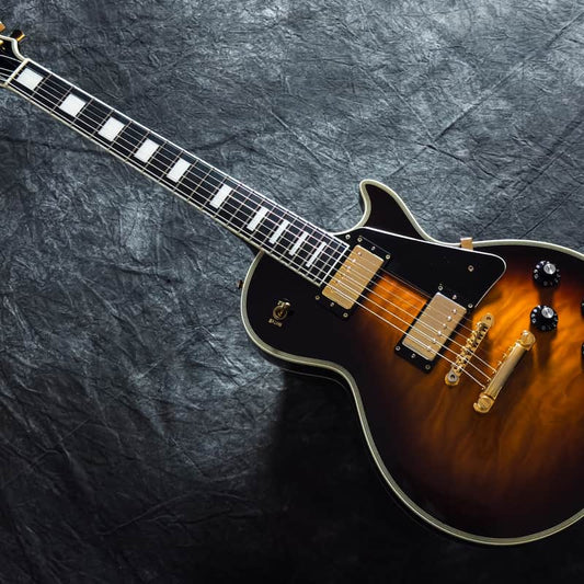 ESP ESP E-LP-120CD/QM Les Paul Custom Tabacco Sunburst - Reverb