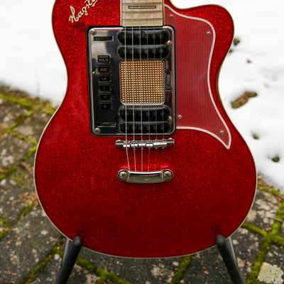 Hagstrom Hagstrom De Luxe P46 Red Sparkle B-Stock - Offerta BSTOCK