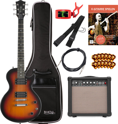 Rocktile Rocktile L-100 SB Chitarra Elettrica Sunburst Starter SET B-Stock - Offerta BSTOCK