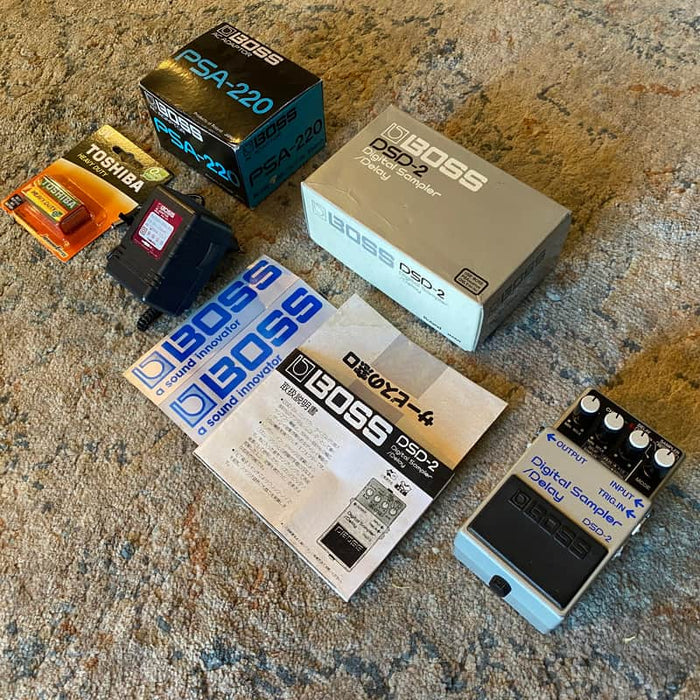 Boss DSD-2 Digital Sampler/Delay Silver