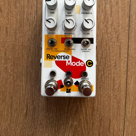 Chase Bliss Audio Chase Bliss Audio Reverse Mode C White Graphic - Reverb