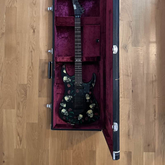 ESP LTD ESP LTD Mid 90 ESP LTD M-II custom shop Skull and roses Skull and roses - Reverb