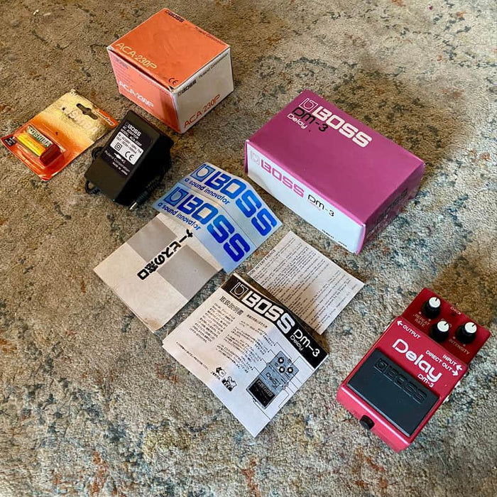 Boss DM-3 Delay Red