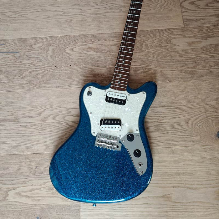 Squier Paranormal Super-Sonic Blue Sparkle