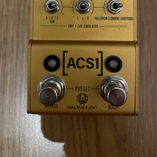 Walrus Audio Walrus Audio Mako ACS1 Amp + Cab Simulator Gold - Reverb