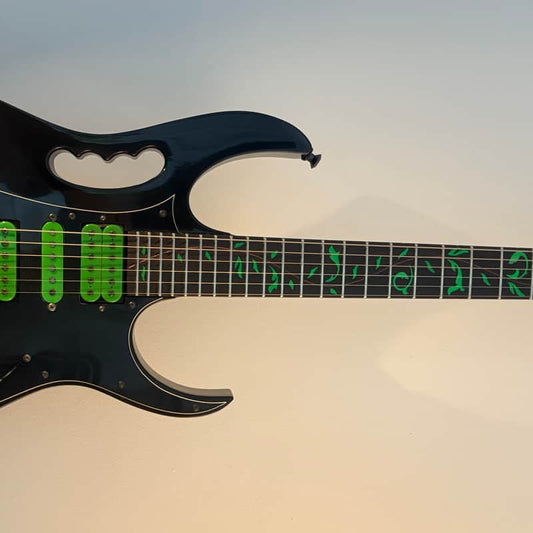 Ibanez Ibanez JEM777V-BK Steve Vai Signature Vine Black - Reverb