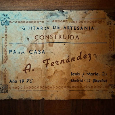 Casa Arcangel Fernandez Concert French polish